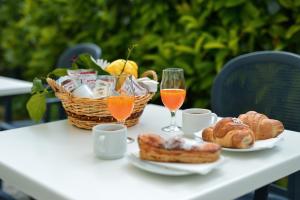 Možnosti snídaně pro hosty v ubytování La Capannina