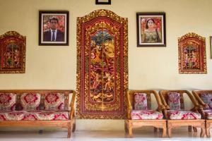 Posezení v ubytování Ubud Tri Upasedana House 2