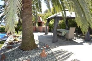 A garden outside Monica's Tropical Villa