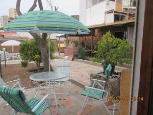 En have udenfor Hostal Koala