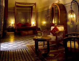 Posezení v ubytování Riad Al Bartal