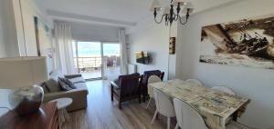 Χώρος καθιστικού στο Casa Vistas Laredo