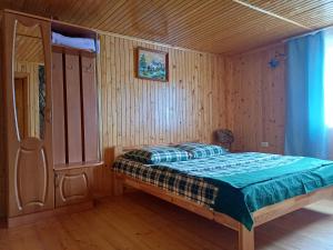 En eller flere senge i et værelse på Green House Panorama Karpat