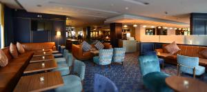 Uma área de estar em Hilton Dublin Kilmainham