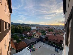 Nespecifikovaný výhled na hory nebo výhled na hory při pohledu z apartmánu