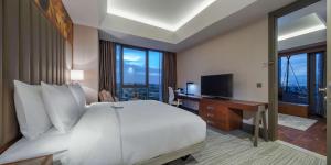 TV a/nebo společenská místnost v ubytování Hilton Garden Inn Istanbul Atatürk Airport