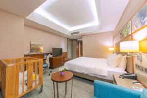 TV a/nebo společenská místnost v ubytování Hilton Garden Inn Istanbul Atatürk Airport