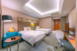 Postel nebo postele na pokoji v ubytování Hilton Garden Inn Istanbul Atatürk Airport