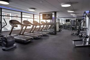 Fitness centrum a/nebo fitness zařízení v ubytování Hilton Belgrade