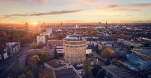 Nespecifikovaný výhled na destinaci Kolín nad Rýnem nebo výhled na město při pohledu z hotelu