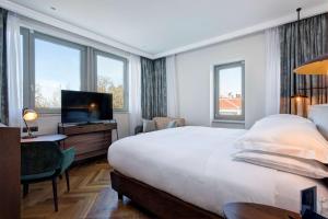 Posteľ alebo postele v izbe v ubytovaní DoubleTree By Hilton Rome Monti