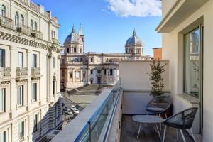 Balkón alebo terasa v ubytovaní DoubleTree By Hilton Rome Monti
