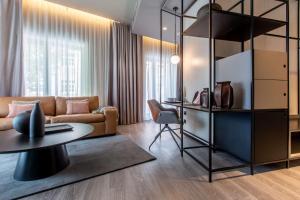 Hilton Garden Inn Mannheim的休息区