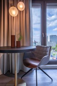 Hilton Garden Inn Mannheim的休息区