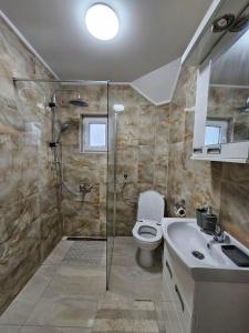 Koupelna v ubytování Guesthouse Silva