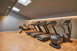 Het fitnesscentrum en/of fitnessfaciliteiten van DoubleTree By Hilton Trieste