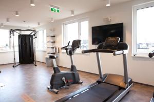 Hampton By Hilton Vienna Messe的健身中心和/或健身设施