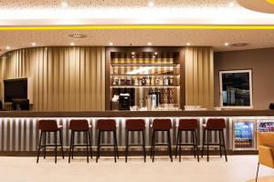 Hampton By Hilton Vienna Messe酒廊或酒吧区