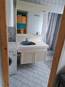 ห้องน้ำของ Schöne Wohnung in der Breitenau