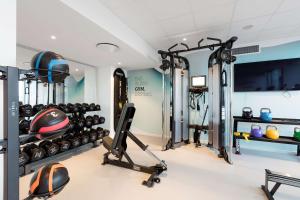 Hilton Garden Inn Faroe Islands 피트니스 센터 또는 시설