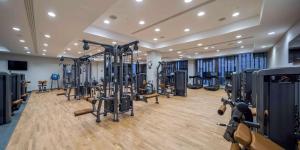 Fitness centrum a/nebo fitness zařízení v ubytování Hilton Podgorica Crna Gora