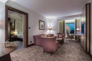 Posezení v ubytování Hilton Podgorica Crna Gora