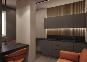 Posezení v ubytování La Pergola Suites
