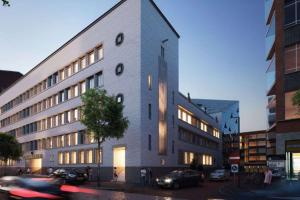 Bygningen som hotellet ligger i