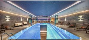 DoubleTree By Hilton Skopje内部或周边的泳池