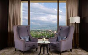 Hilton Dushanbe的休息区