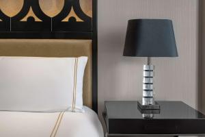 Rúm í herbergi á Hilton Lima Miraflores
