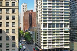 Nespecifikovaný výhled na destinaci Chicago nebo výhled na město při pohledu z hotelu