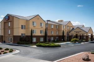 a rendering of a hotel with a parking lot at Fairfield Inn by Marriott Las Cruces in Las Cruces