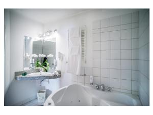 Koupelna v ubytování Hotel Fenix