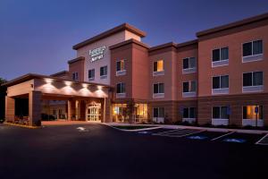 a rendering of a hotel with a parking lot at Fairfield Inn & Suites by Marriott Alexandria,Virginia in Alexandria