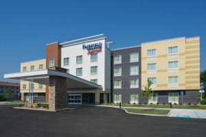 a rendering of a hotel building with a parking lot at Fairfield Inn & Suites by Marriott Belle Vernon in Belle Vernon