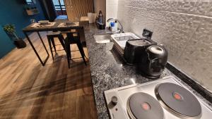 Kjøkken eller kjøkkenkrok på Park View Studio