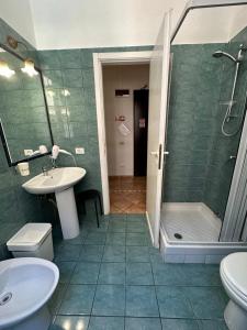 Koupelna v ubytování Hotel Il Papavero