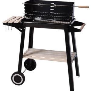 - un grill noir sur un stand avec une spatule dans l'établissement cocon douillet avec ambiance du feu au bois, à Hastière-par-delà