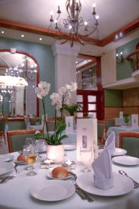 A restaurant or other place to eat at Mediterranean Hotel