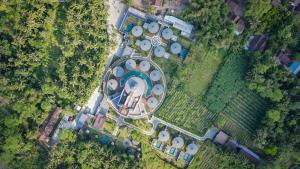 Tầm nhìn từ trên cao của Hotel Le Temple Borobudur