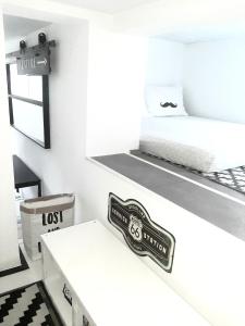 Cama ou camas em um quarto em Apartments House of Art