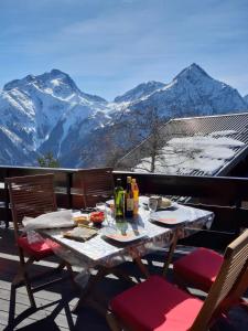 Üldine mäevaade või majutusasutusest CHALET LES SEQUOIAS DEUX ALPES pildistatud vaade