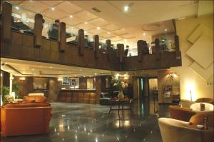 Лаундж или бар в Galaxy Amman Hotel