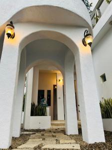 Tampak depan atau pintu masuk 藍屋頂民宿-少人包棟民宿Blue Dome