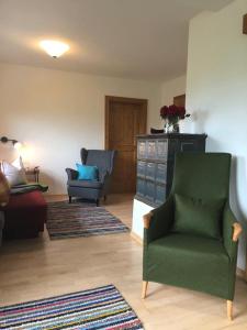 Posezení v ubytování Ferienwohnung Mader