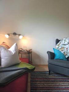 Posezení v ubytování Ferienwohnung Mader
