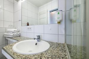 Koupelna v ubytování Flair Hotel zum Storchen