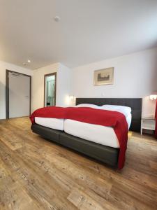Postel nebo postele na pokoji v ubytování Hotel Balsthal