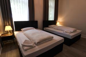 Postel nebo postele na pokoji v ubytování P8 Ferienwohnung